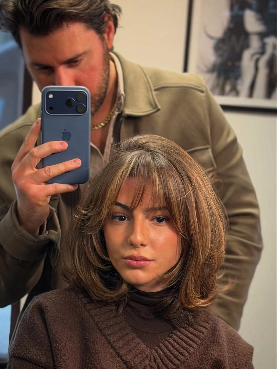 stylish choppy medium layered hair Rounded Volume With Soft Modern Shag Influence