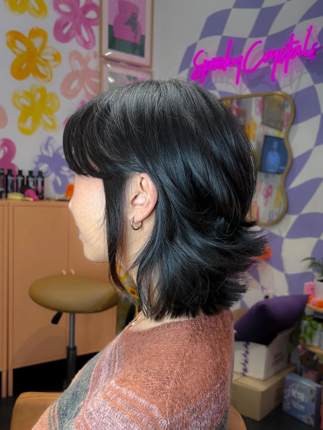 stylish choppy medium layered hair Edgy Layered Bob With Flipped Texture