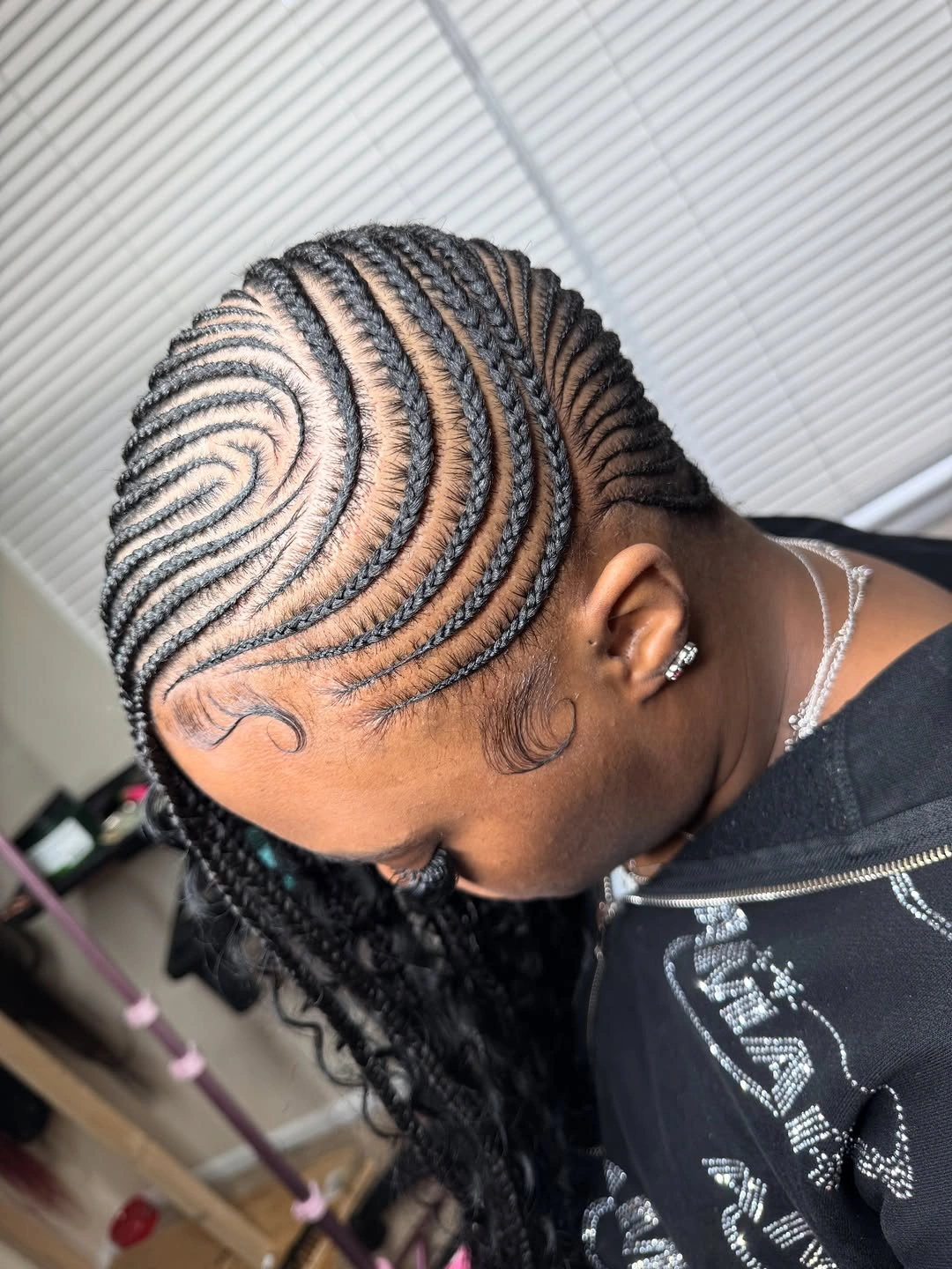 stylish lemonade braid hairstyle Wave Pattern Lemonade Braids
