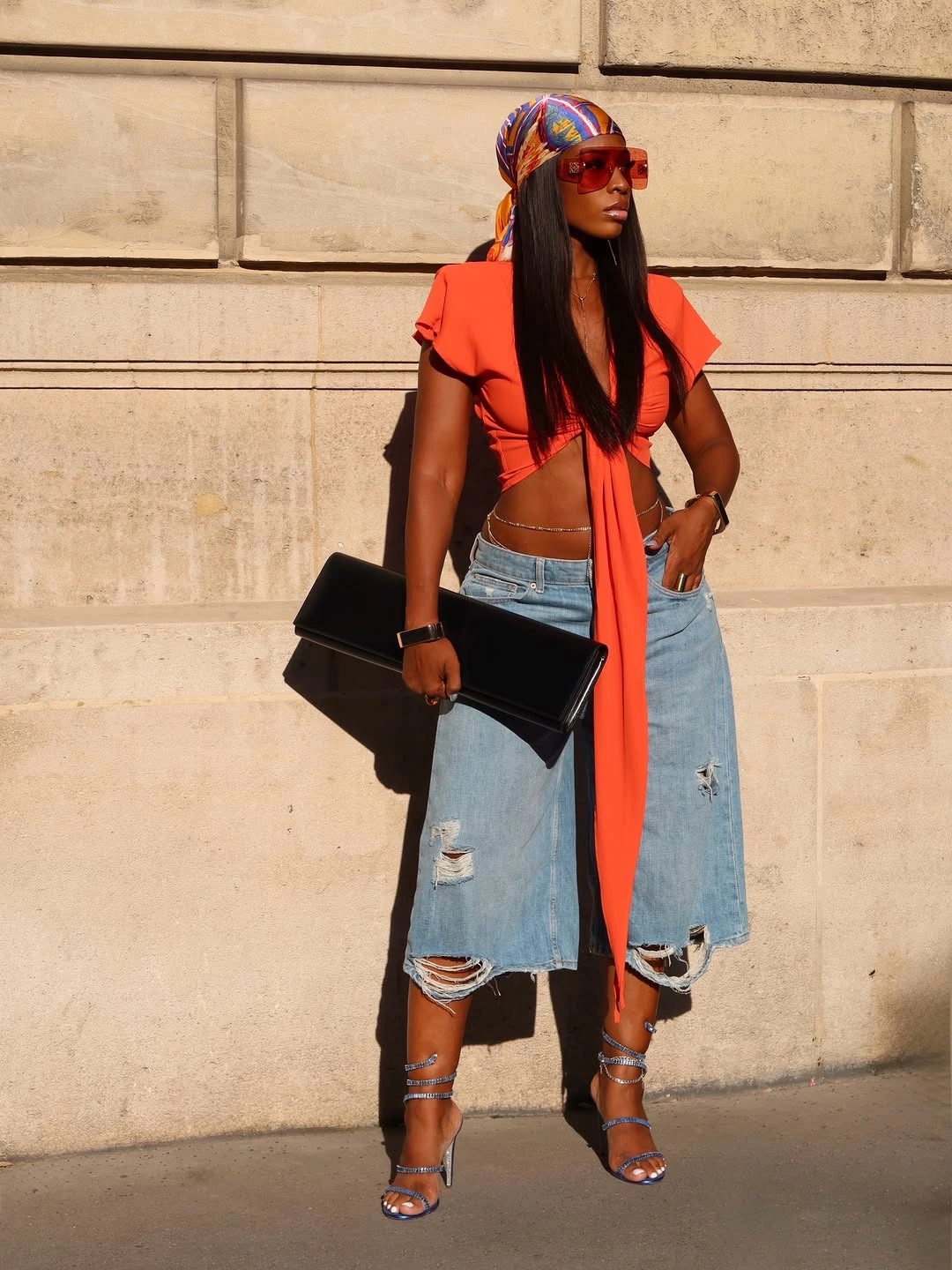 stylish september outfits ideas 2026 Bright Color Meets Relaxed Denim