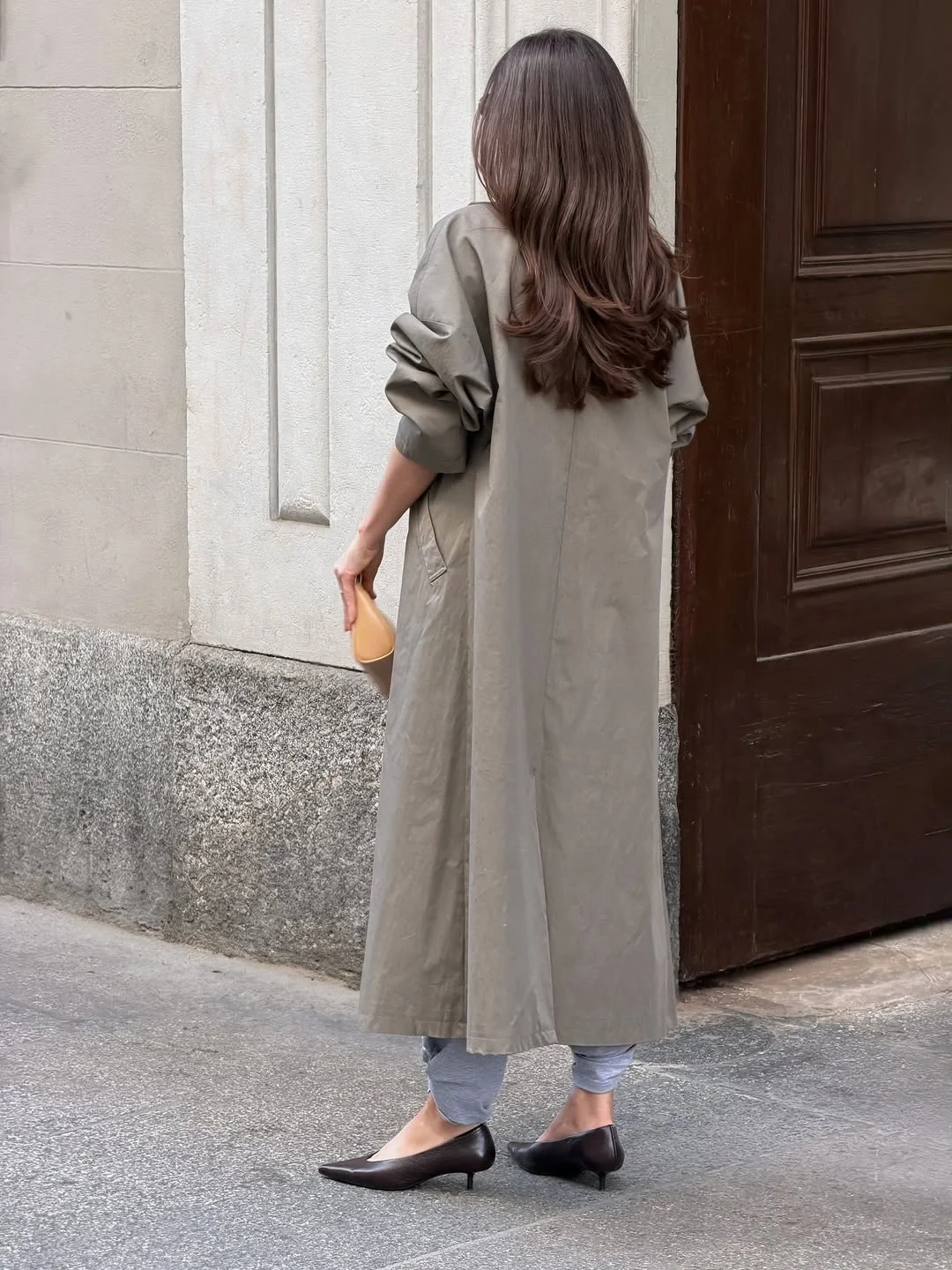Trench coat fall outfits 2026 Relaxed Olive Layers for Everyday Fall Style