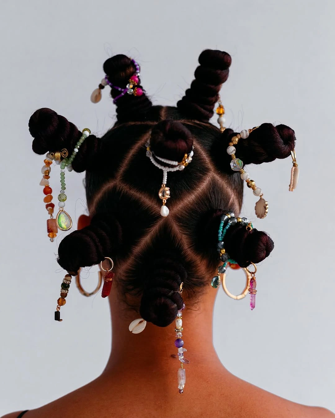trendy bantu knots hairstyles Jewelry Inspired Bantu Knots