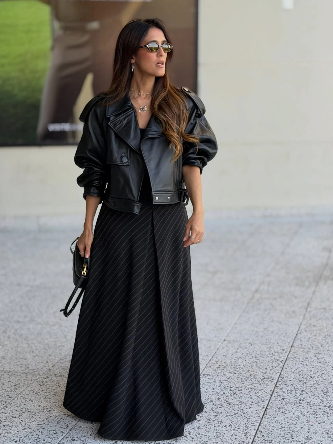 trendy september fashion trends 2026 Modern Leather Meets Elegant Volume