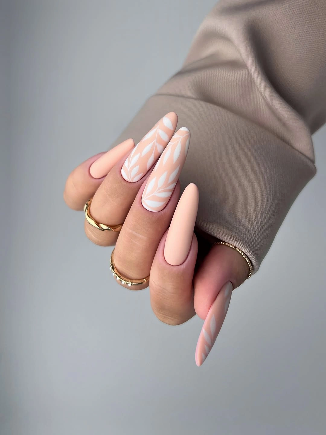 beautiful fall matte nails 2026 Soft Pink Matte Almond Nails
