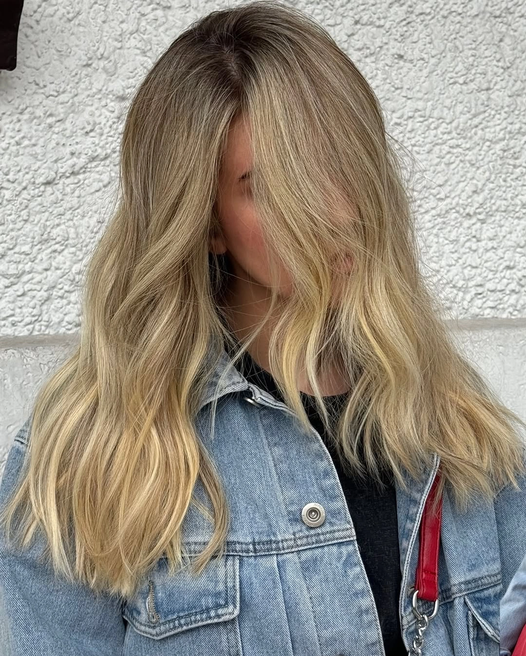 beautiful september hair colour trends 2026 Champagne Blonde With a Shadowed Root
