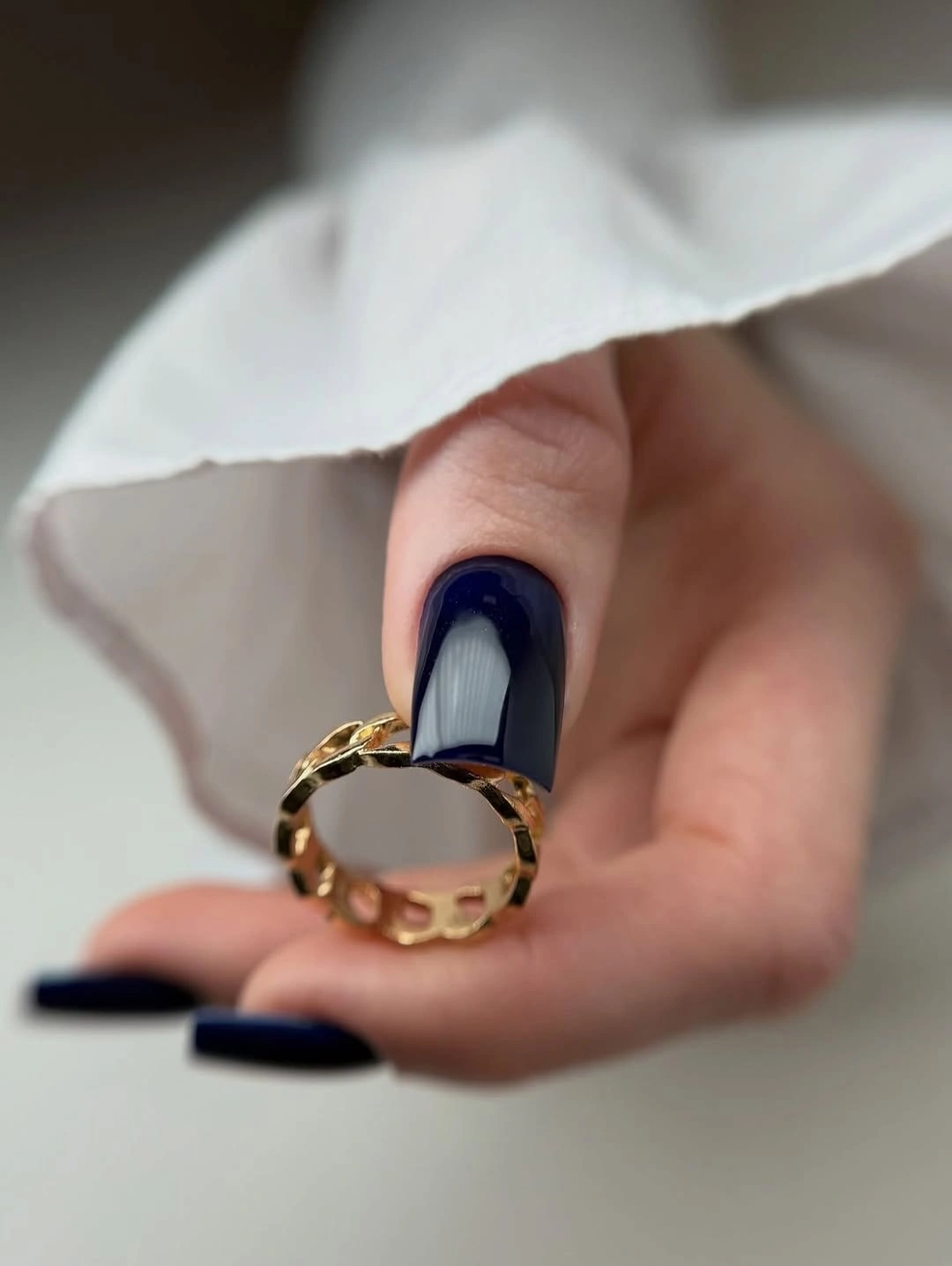 chic fall nails for pale skin 2026 Midnight Navy for Pale Skin