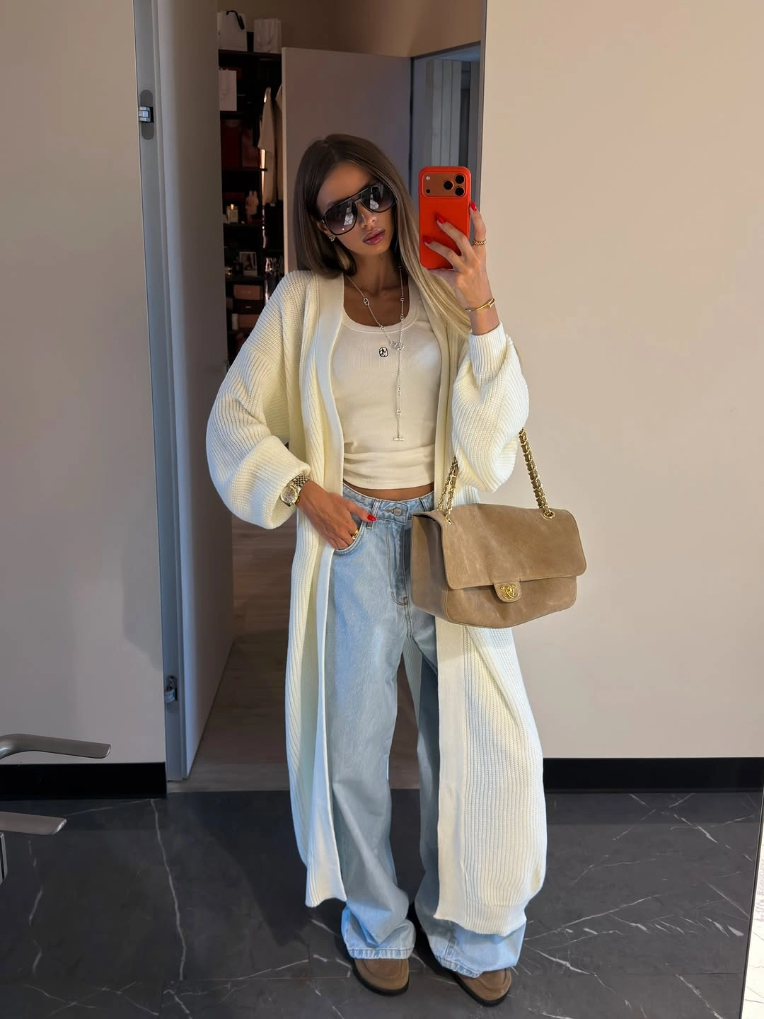 chic september outfit ideas 2026 Cozy Cream Layers for September