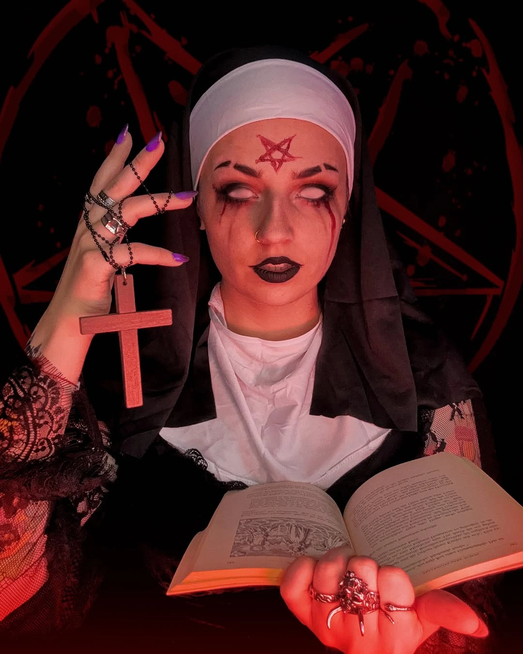 creative halloween costume ideas 2026 Gothic Nun Costume