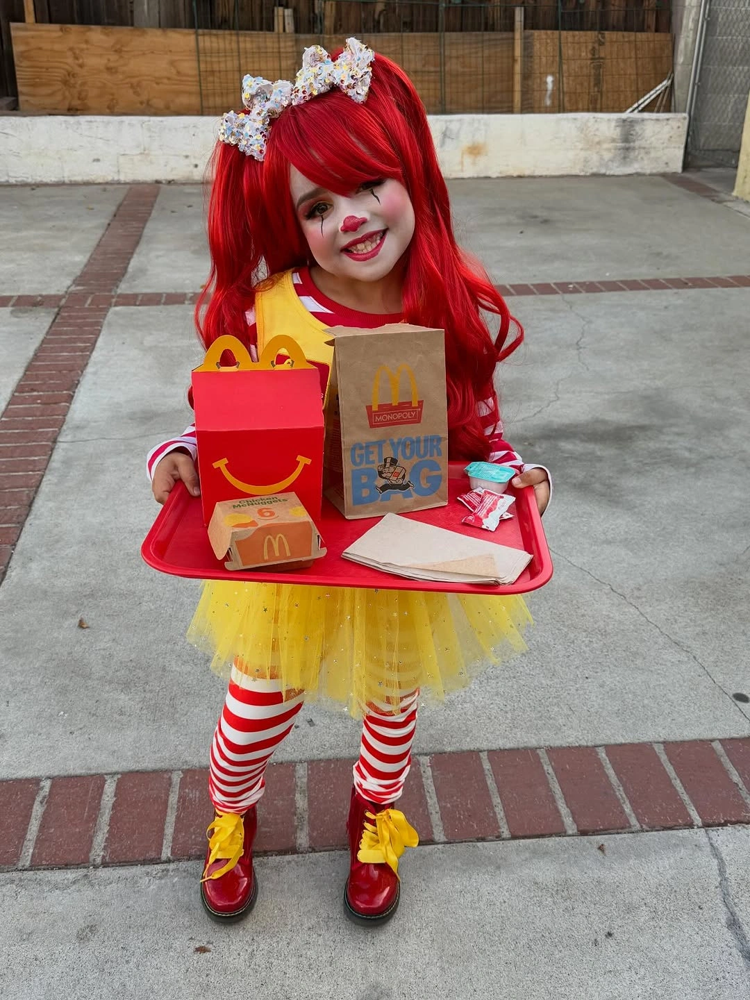 cute halloween costume for kids 2026 Red and Yellow Character Costume
