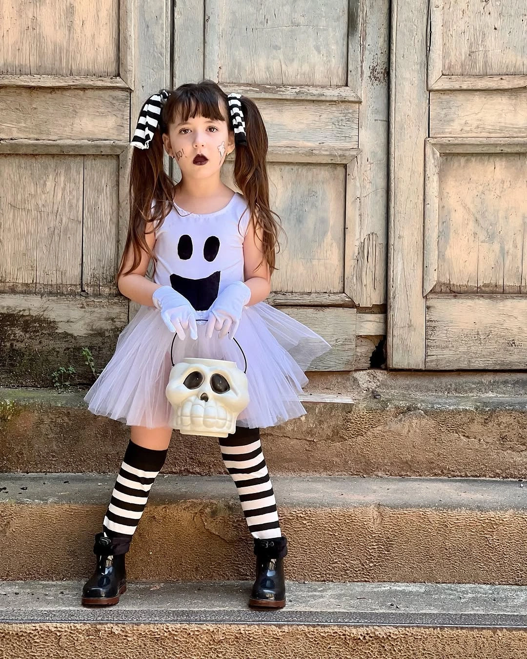 cute halloween costume for kids 2026 Ghost Ballerina Costume