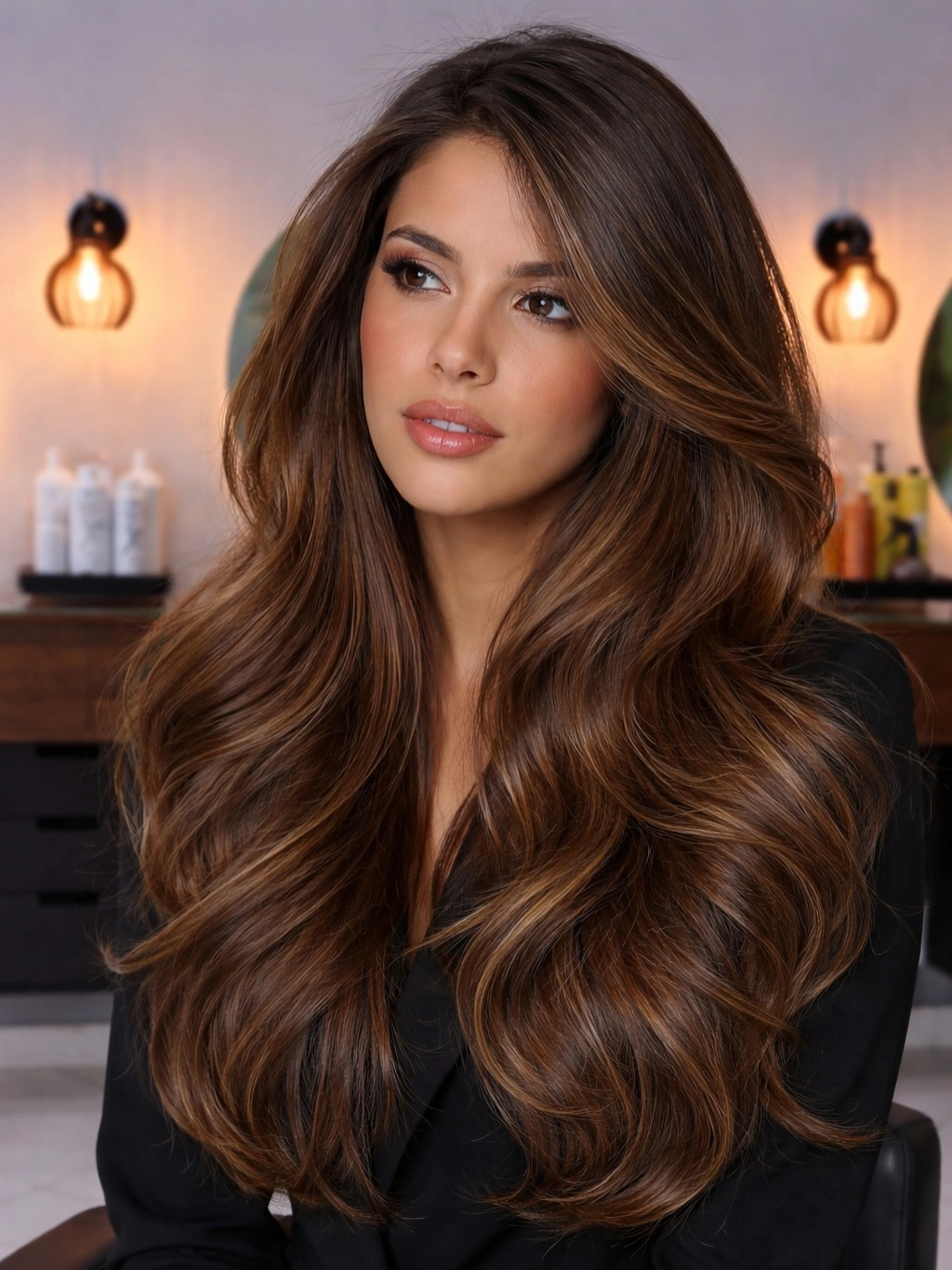 stunning fall brown hair colour ideas 2026 Soft Chocolate Ribbons With Effortless Volume