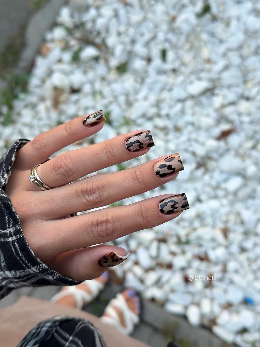 stylish fall nails for fair skin tones 2026 Soft Leopard Nails With a Fall Attitude