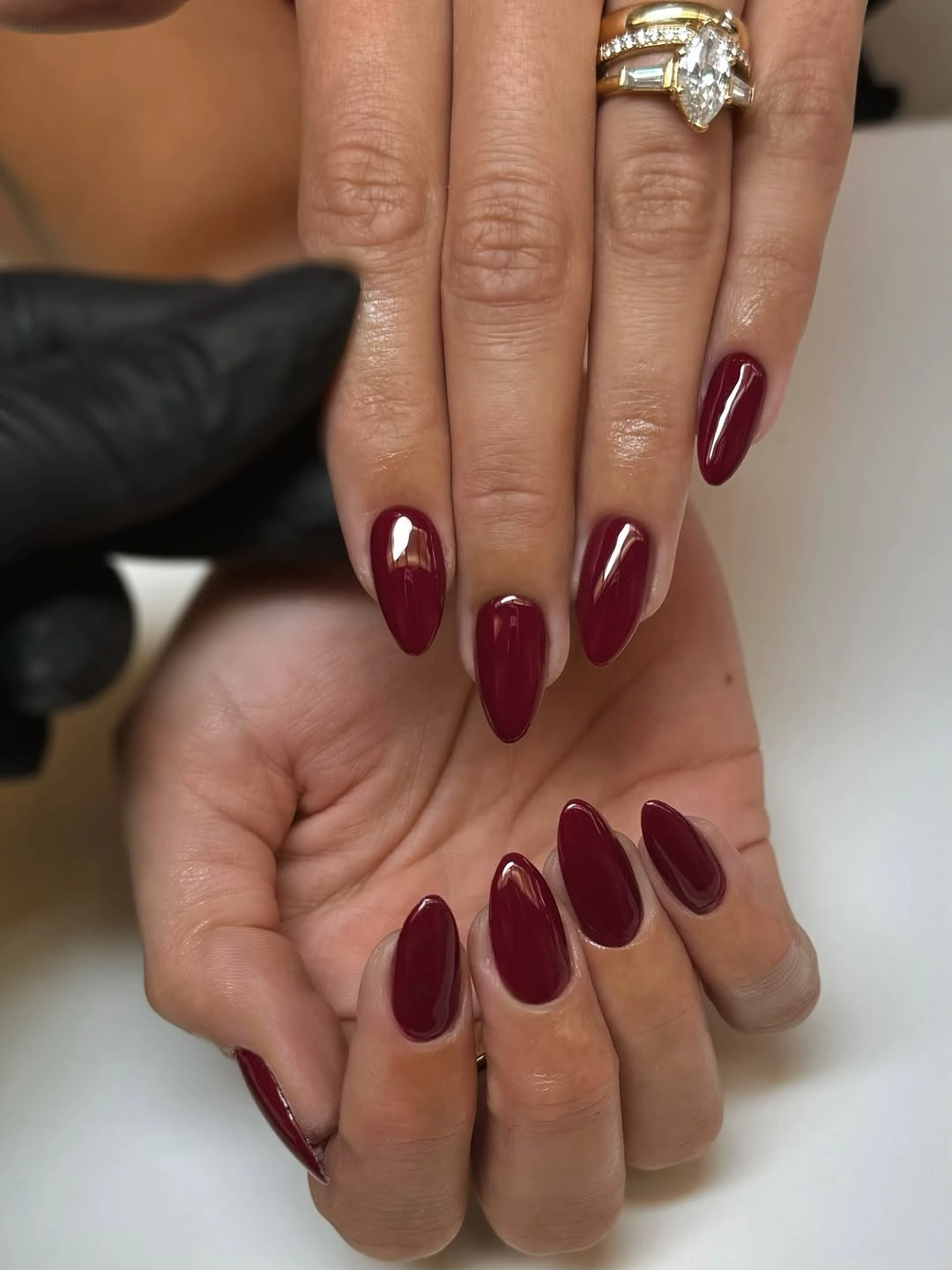 stylish fall red nails 2026 Classic Glossy Wine Red For Everyday Elegance
