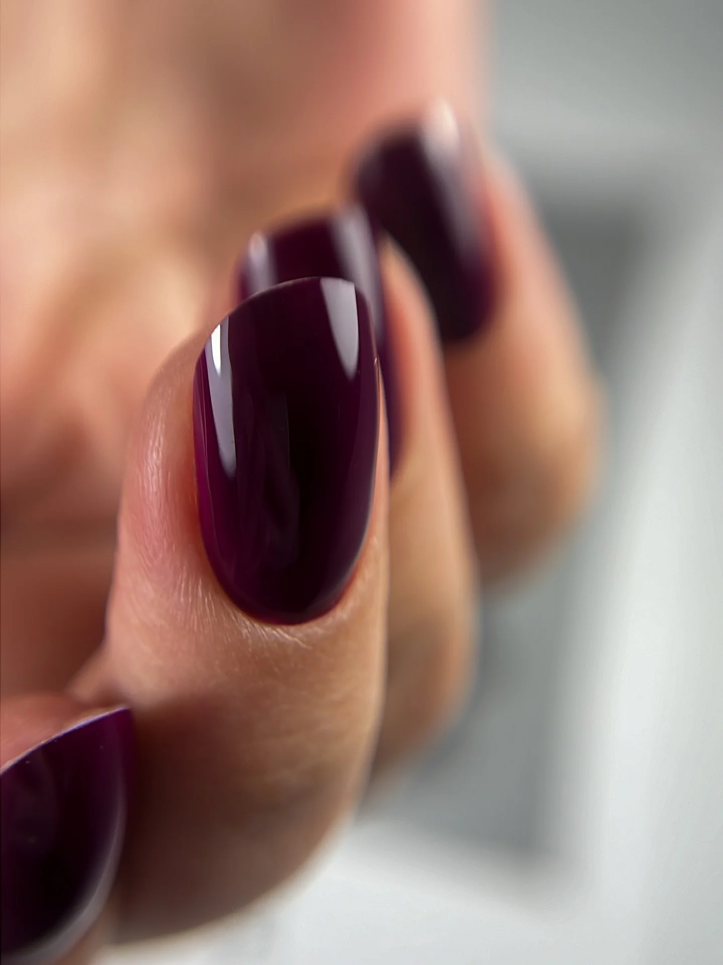 stylish maroon fall nails 2026 Deep Wine Almond Nails For A Minimal Fall Mood
